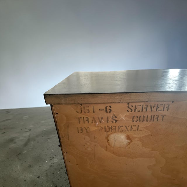 Vintage Drexel Mahogany Server For Sale - Image 11 of 12