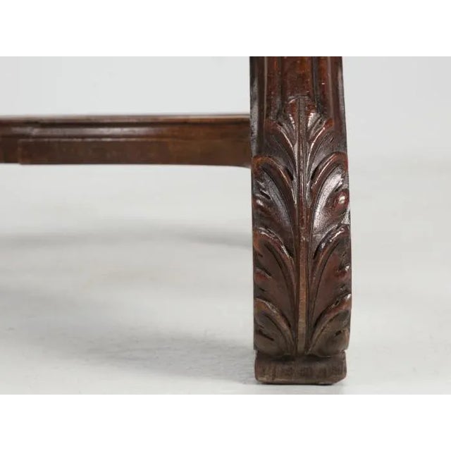 French Antique Single French Armchair W/ Horsehair For Sale - Image 3 of 12