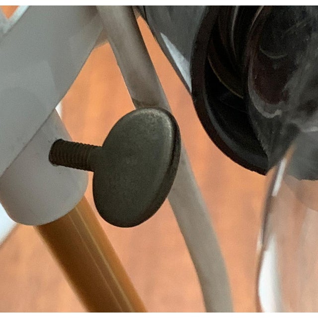 Brown Mid-Century Swiss Tripod Table Lamp from SUB, 1960s For Sale - Image 8 of 18