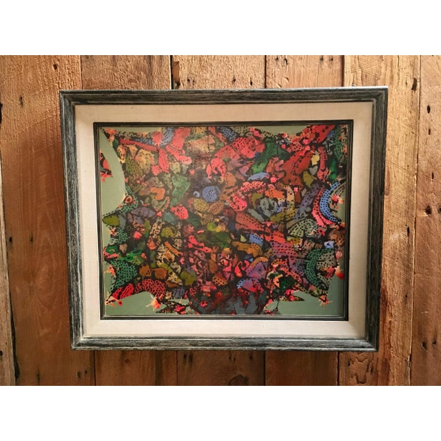 Vintage Mid-Century Edmund Kohn "Christmas Bouquet" Painting For Sale - Image 13 of 13