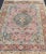 Antique Persian Tabriz Rug With Medallion in Soft Rose, Sky Blue, and Rust Red 4'7"x6'4" For Sale In Atlanta - Image 6 of 8