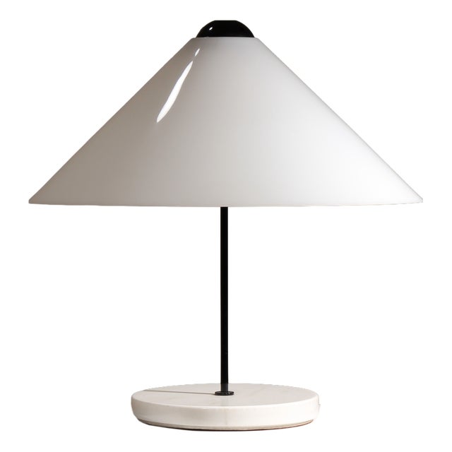Snow Table Lamp by Vico Magistretti for Oluce, Italy, 1974 For Sale