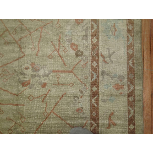 Turkish Square Square Oushak For Sale - Image 4 of 6