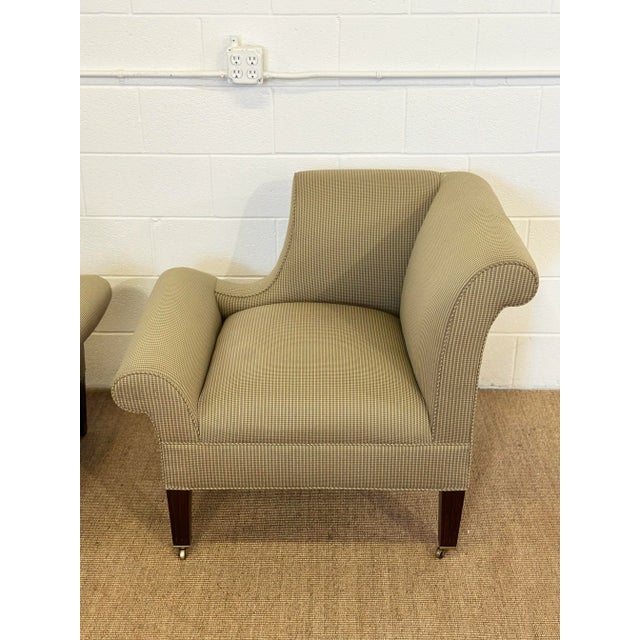 Vintage English Napoleon Edwin Lutyens Armchairs – A Pair For Sale - Image 10 of 10