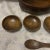 Asian Wooden Asian Serving Bowls With Mini Bowls For Sale - Image 3 of 4