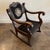 1930s Antique Carved Wood Needlepoint Rocking Chair | Chairish
