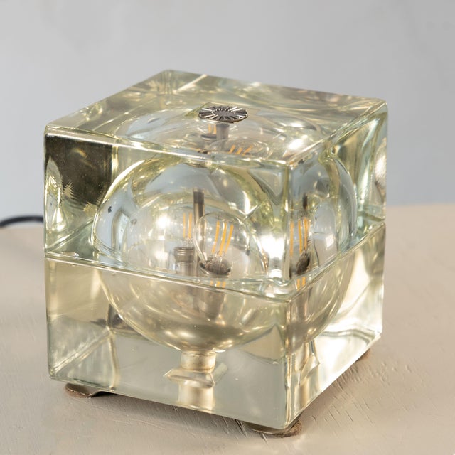 Cubosfera Lamp by Alessandro Mendini for Fidenza Vetraria, Italy, 1960s For Sale - Image 8 of 10