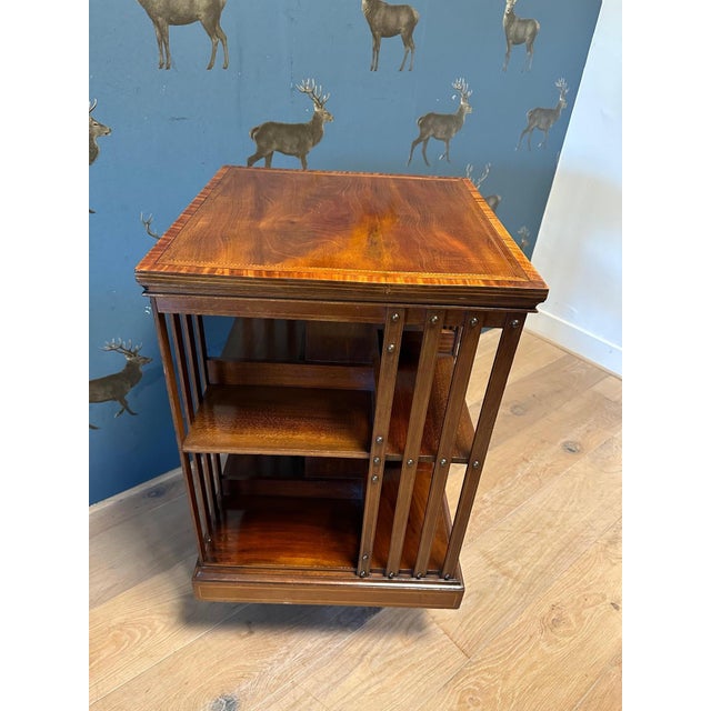 Antique Revolving Bookcase, 1890s For Sale - Image 6 of 9