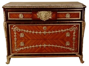20th Century Transition Style Commode in style of Jean Henri Riesener