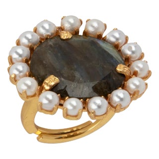 Clementine Ring, Gray, Size 8 For Sale