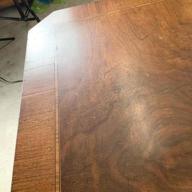 Renaissance Revival 72” Carved Wood Dining Table With Scroll Legs For Sale - Image 12 of 12