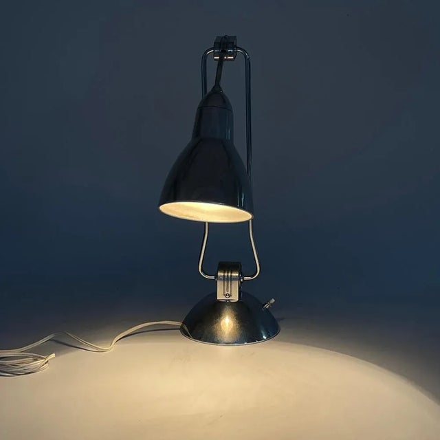 Metal Art Deco Table Lamp Charlotte Perriand Jumo Lamp Work Lamp from Jumo, 1930s For Sale - Image 7 of 10