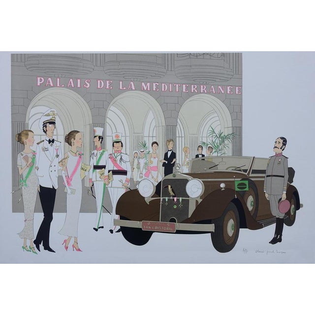 Denis-Paul Noyer, Palais de la Méditerranée, Lithograph For Sale - Image 8 of 8