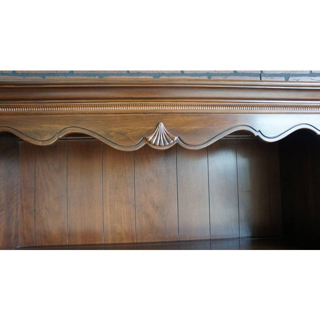 Traditional Ethan Allen Georgian Court China Hutch For Sale - Image 3 of 7