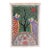 Mamta Devi, 2016 National Award-Winning Artist – Hand-Painted Madhubani "The Tree of Life With Celestial Peacocks and Sacred Fish" Painting on Canvas For Sale