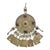 Antique Ottoman Metal Pendant, 19th Century For Sale - Image 5 of 5