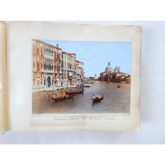 Antique Grand Tour Album Photographs Italy Handcolored Photos Postcards For Sale - Image 4 of 12