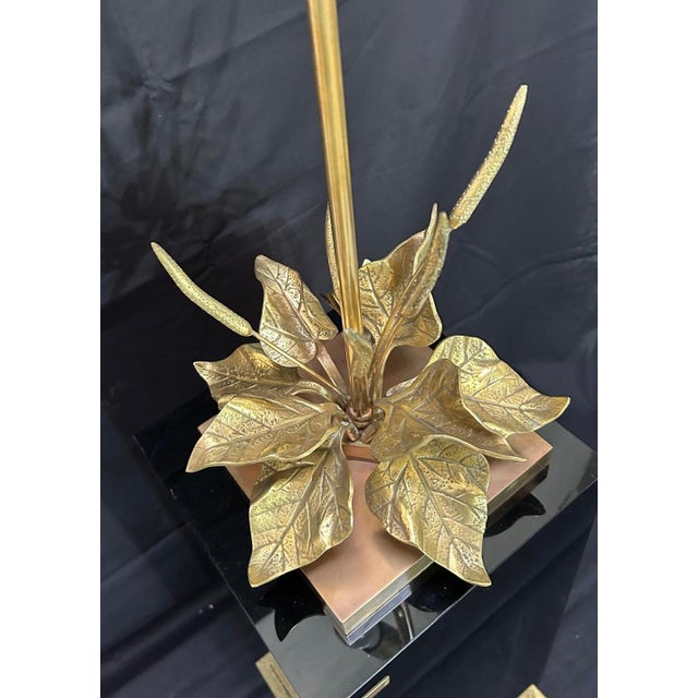 Vintage Lamp in Bronze and Brass, 1970s For Sale - Image 11 of 15