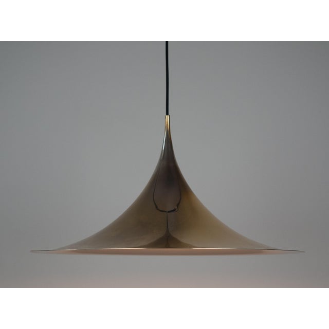 Fog & Mørup Vintage Semi Pendant Lamp by Bonderup and Thorup for Fog & Mørup, 1968 For Sale - Image 4 of 14