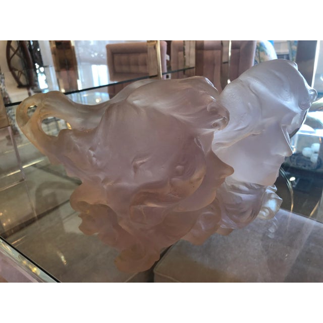 Brown Art Deco Nouveau Pink Planter Vase Pot For Sale - Image 8 of 11