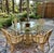 Incredibly rare, authentic 5-piece bamboo and rattan dining set by Drexel. Known for their exceptional vintage furniture...