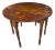 19thc Walnut Drop Leaf Table From Ohio For Sale