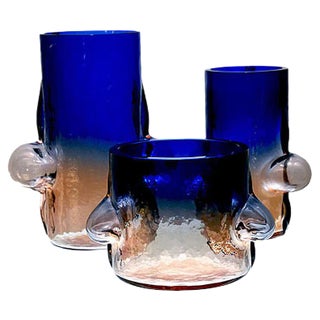 Bolle Vases by Toni Zuccheri for VeArt, 1970s, Set of 3 For Sale