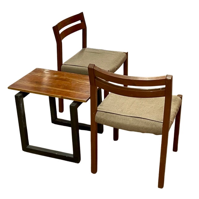 Mid-Century Modern Vintage Niels Otto Møller Model 83 Teak Dining Chairs for j.l. Møllers Møbelfabrik - A Pair For Sale - Image 3 of 7