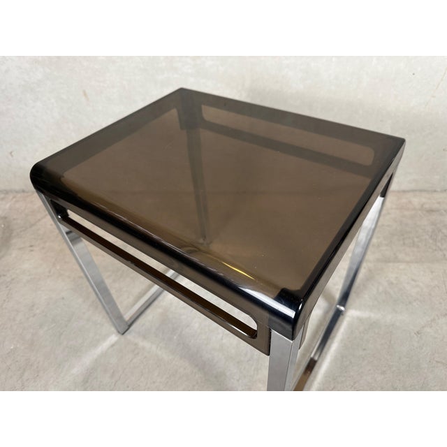 Vintage Side Table by Marc Berthier, 1970s For Sale - Image 4 of 8