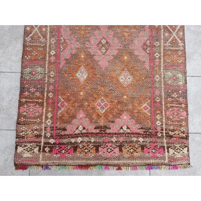 1960s 1960s Oushak Handmade Wool Anatolian For Sale - Image 5 of 10