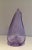 Circa 1970 French Glass Purplish-Colored Pear-Shaped Vase For Sale - Image 4 of 13