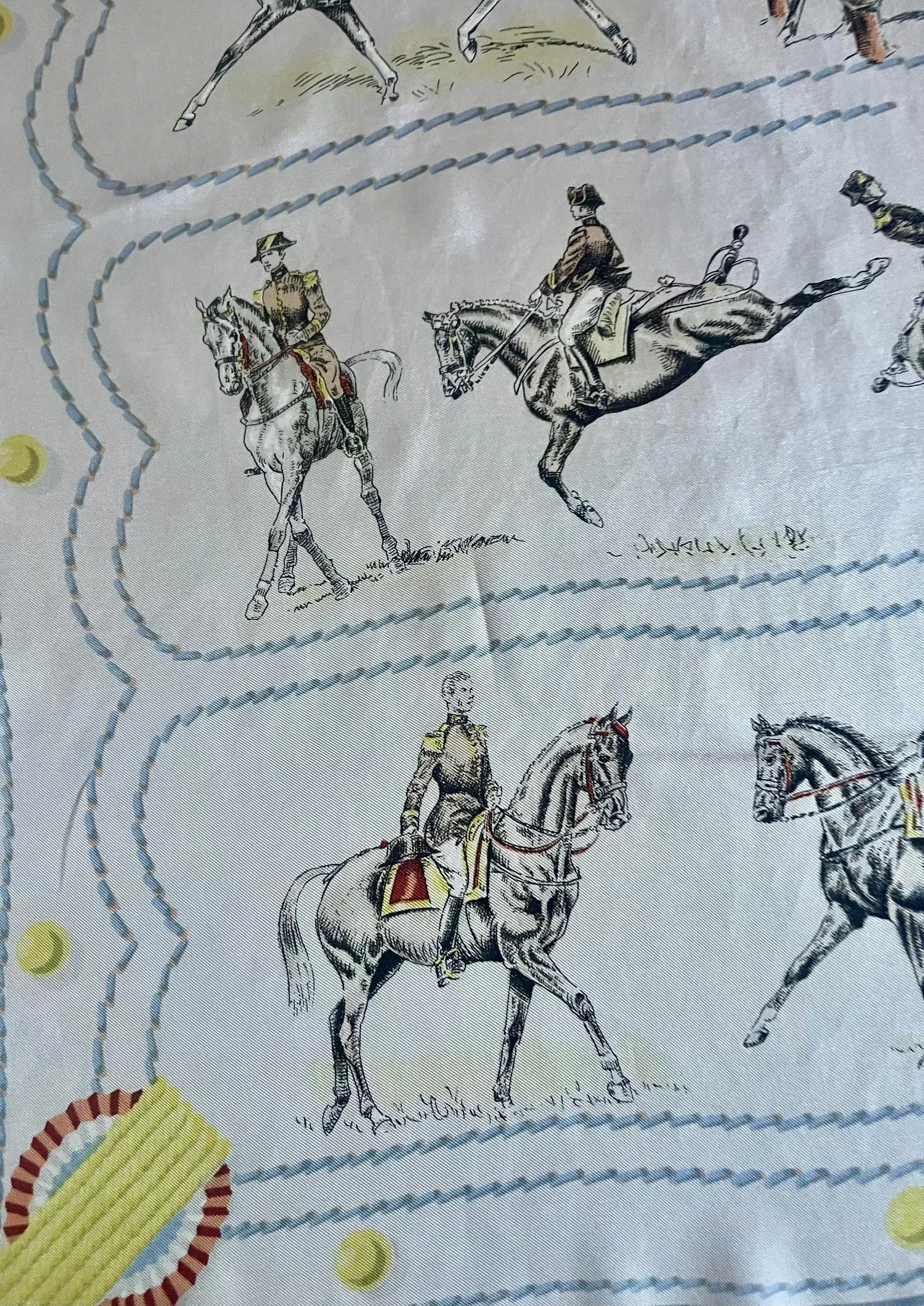 Hermès Silk Scarf “Cadre Noir” 1960 | Chairish
