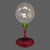 Contemporary Late 20th Century Italian Festivo Wine Glasses Red & Green Stem - Pair For Sale - Image 3 of 5