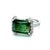 Natural Tourmaline Diamond Ring 14k W Gold 4.2 TCW Certified For Sale - Image 11 of 16