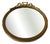 Vintage Baroque Round Brass Knitted Mirror, 1960s For Sale