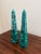 A stunning pair of neoclassical or Grand Tour style malachite obelisks Late 20th Century Measures: 2"W x 3275"D x 11.5"H....