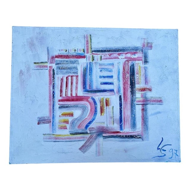Abstract Composition, 1997, Oil on Canvas For Sale - Image 18 of 18