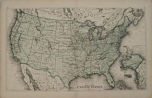 1874 Beers Map of the United States