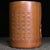 Hand-Carved Bamboo Brush Pot With Pomegranate Motif For Sale - Image 9 of 9