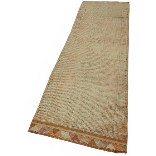 Boho Chic Beige Bohemian Runner Rug For Sale - Image 3 of 7