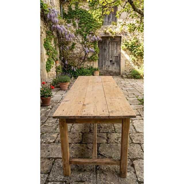 Antique Farmhouse Table, 1860s, in Good conditions. Designed before 1890 This piece has an attribution mark, I am sure...