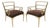 Vintage Mastercraft Greek Key Brass Side Chairs, 1960's, Pair Of For Sale