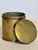 Traditional 1900s Antique Brass Chinese Tea Canister With Etched Flower Motif For Sale - Image 3 of 3