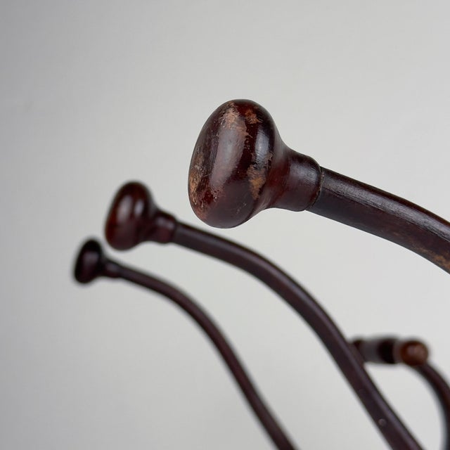 Antique Wooden Coat Rack, Italy, 1930s For Sale - Image 9 of 18