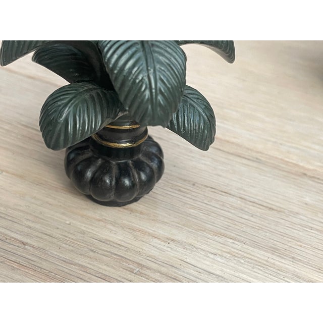 1980s 1980s Coastal Palm Tree Lamps - a Pair For Sale - Image 5 of 12