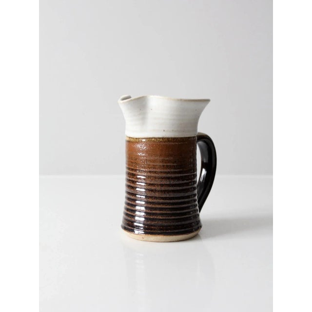 Vintage Studio Pottery Pitcher For Sale - Image 6 of 13