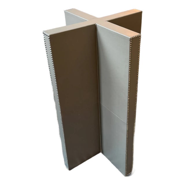 Vanguard Furniture Leather Pub/Bar Table Base For Sale