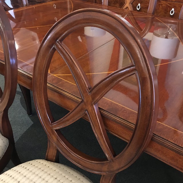 Thomasville Bogart Collection Dining Set Set of 7 Chairish