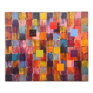 Contemporary Abstract Oil on Canvas "New Space" by Dana Gordon For Sale