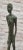 Metal Gia Style Surrealist Walking Man Figure Bronze Sculpture For Sale - Image 7 of 10